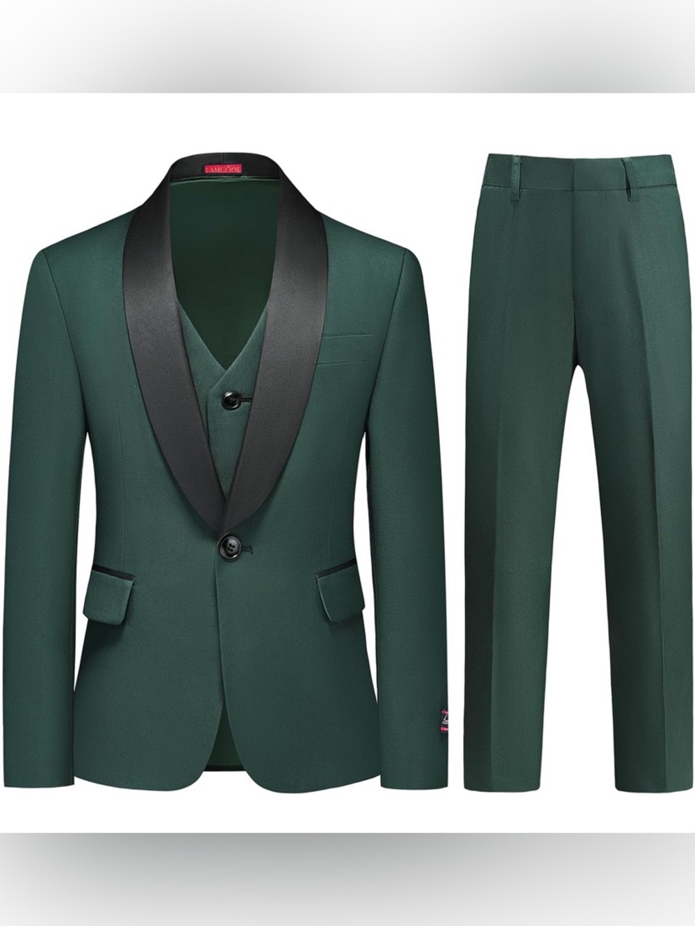 💚 Youth Boys Green 2-Piece Suit – Size 14Y / Youth Large 💚